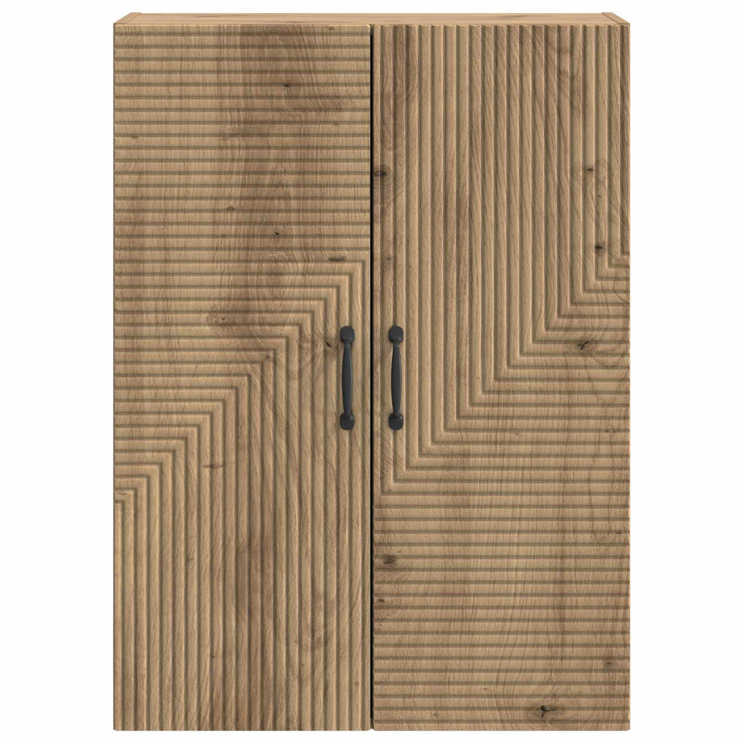 Vægmonteret skab Artisan-eg 66 x 34,5 x 90 cm Konstrueret træ