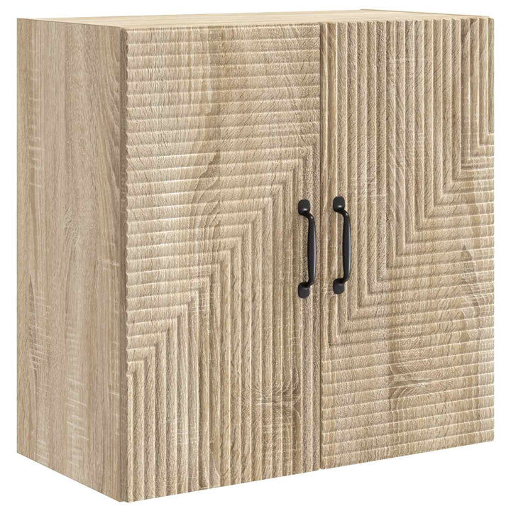 Vægmonteret skab Sonoma-eg 59 x 31 x 60 cm Konstrueret træ