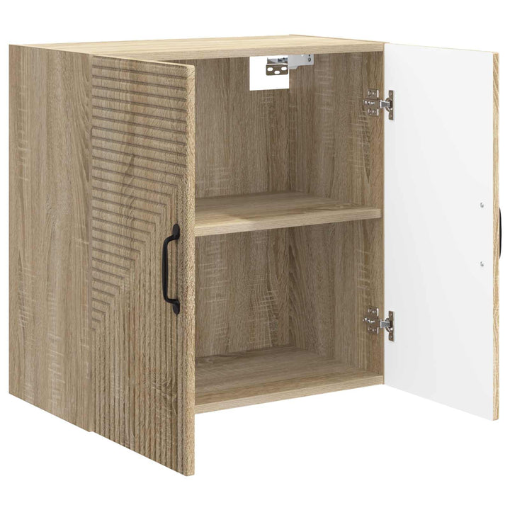 Vægmonteret skab Sonoma-eg 59 x 31 x 60 cm Konstrueret træ
