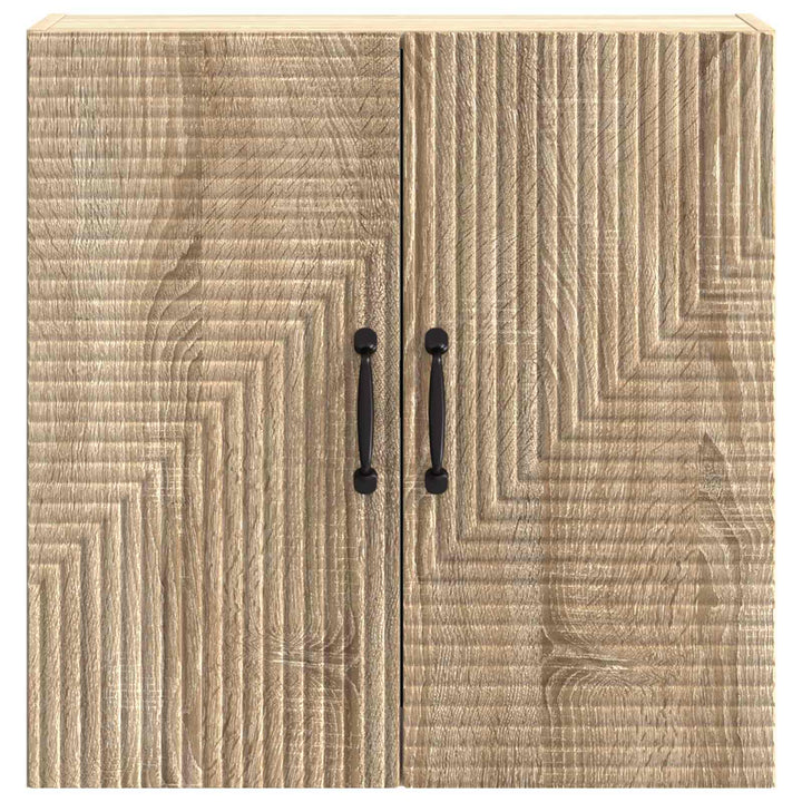 Vægmonteret skab Sonoma-eg 59 x 31 x 60 cm Konstrueret træ