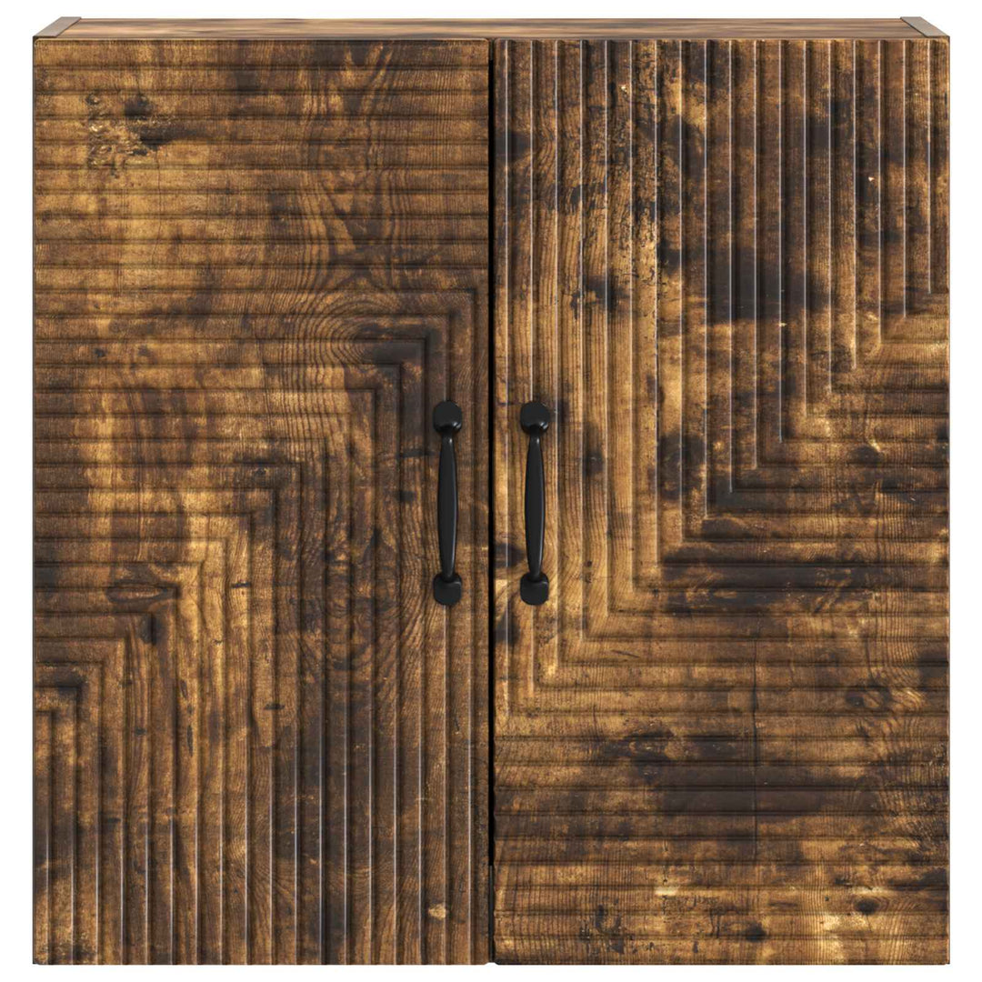 Vægmonteret skab Røget eg 59 x 31 x 60 cm Konstrueret træ