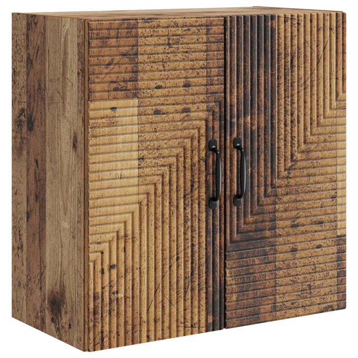 Vægmonteret skab Gammelt træ 59 x 31 x 60 cm Konstrueret træ