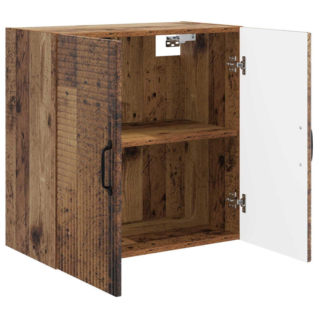 Vægmonteret skab Gammelt træ 59 x 31 x 60 cm Konstrueret træ