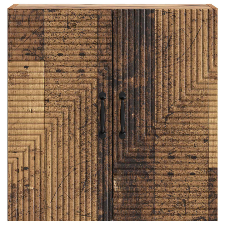 Vægmonteret skab Gammelt træ 59 x 31 x 60 cm Konstrueret træ