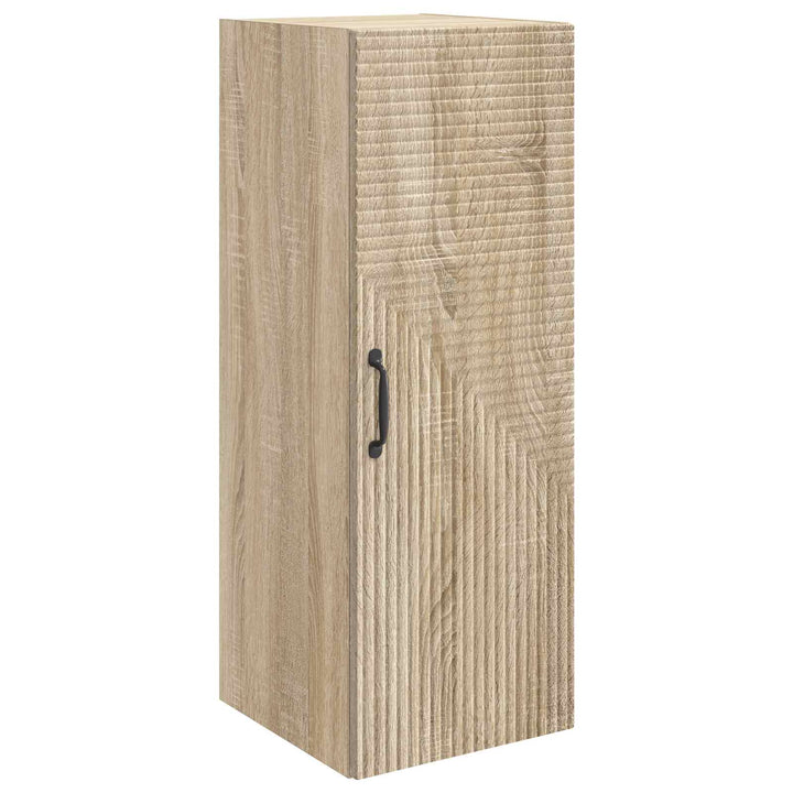 Vægmonteret skab Sonoma-eg 33 x 34,5 x 90 cm Konstrueret træ