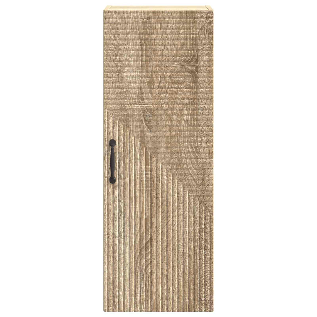 Vægmonteret skab Sonoma-eg 33 x 34,5 x 90 cm Konstrueret træ