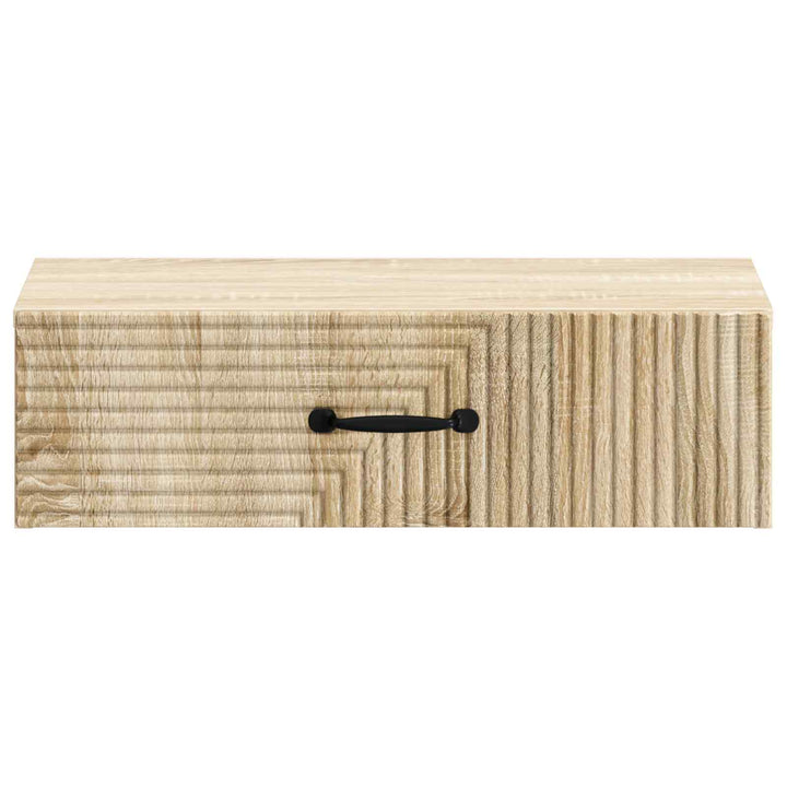 Væghængt Sideskab 59 x 34,5 x 17 cm Konstrueret træ Sonoma-eg