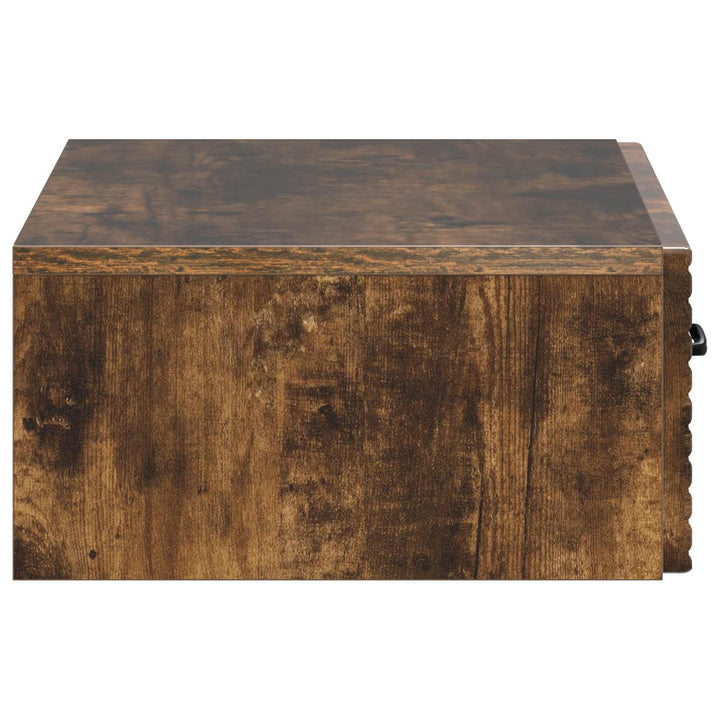 Væghængt Sideskab Røget eg 59 x 34,5 x 17 cm Konstrueret træ