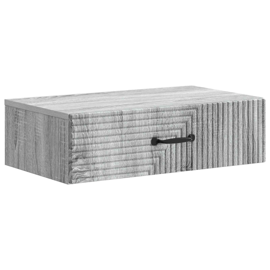 Væghængt Sideskab Grå sonoma-eg 59 x 34,5 x 17 cm