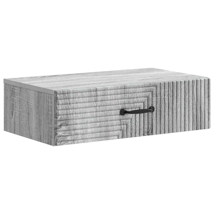 Væghængt Sideskab Grå sonoma-eg 59 x 34,5 x 17 cm