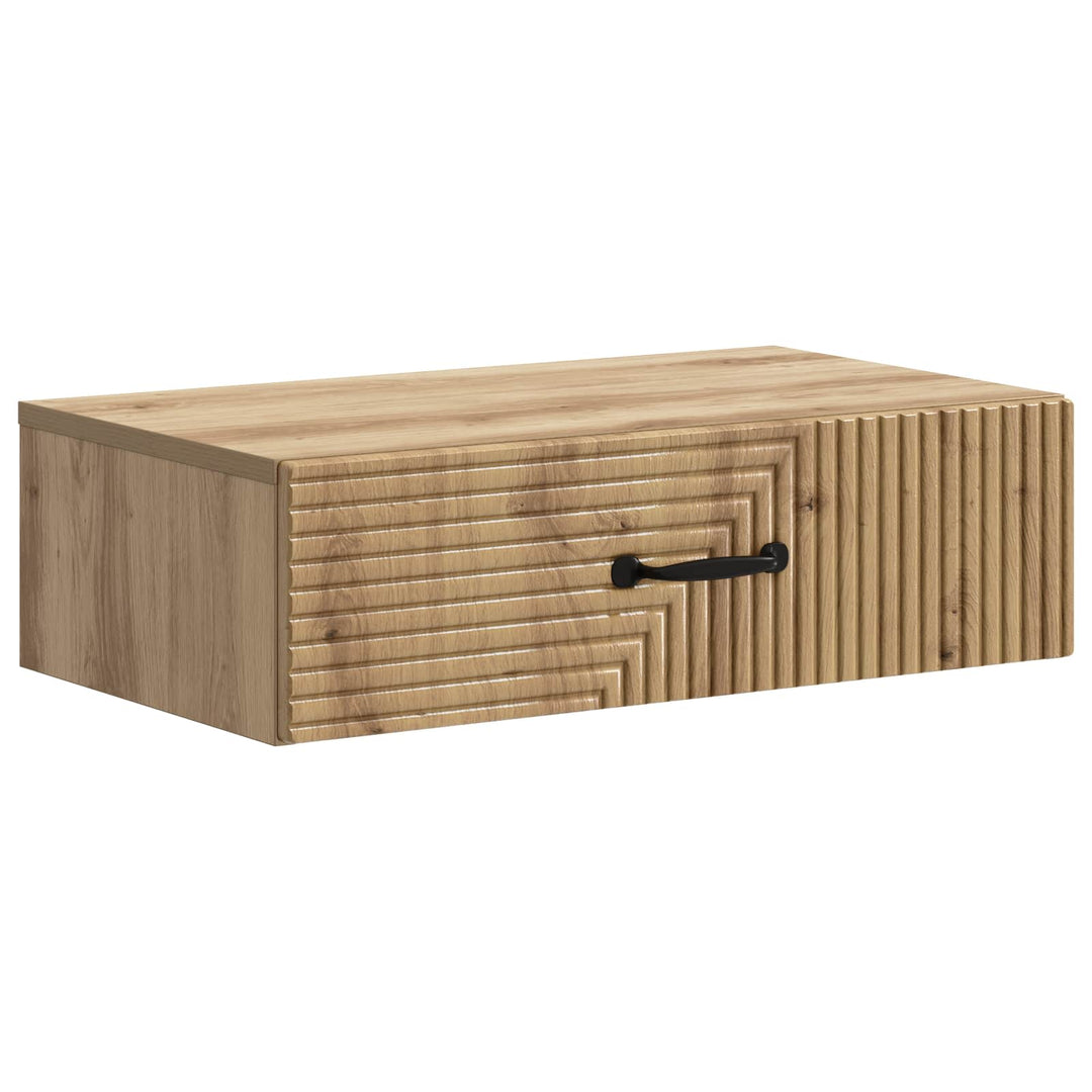 Væghængt Sideskab 59 x 34,5 x 17 cm Konstrueret træ Artisan-eg