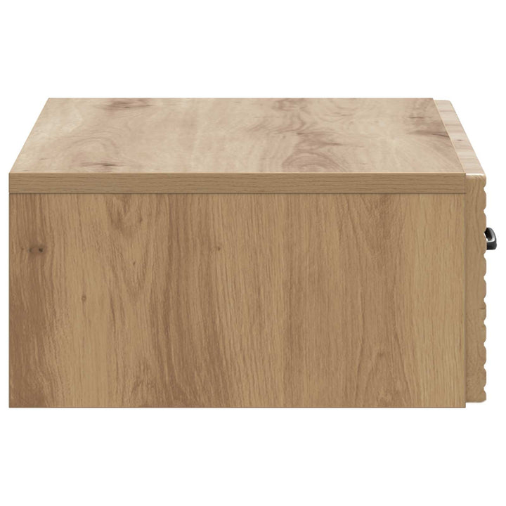 Væghængt Sideskab 59 x 34,5 x 17 cm Konstrueret træ Artisan-eg