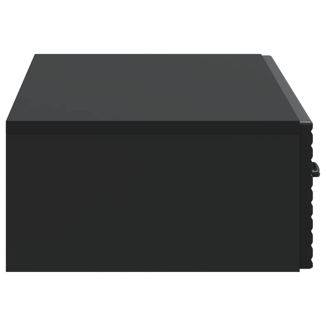 Væghængt Sideskab 87,5 x 34,5 x 17 cm Konstrueret træ Sort
