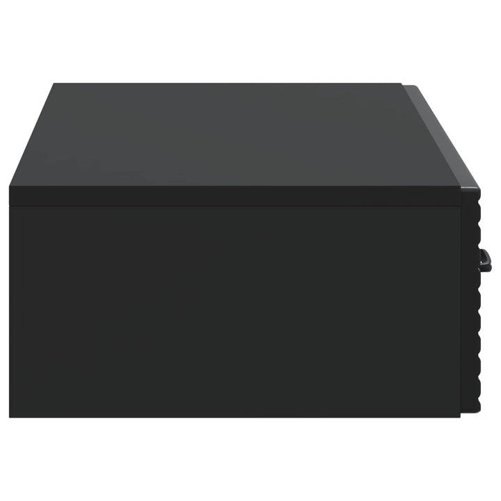 Væghængt Sideskab 87,5 x 34,5 x 17 cm Konstrueret træ Sort
