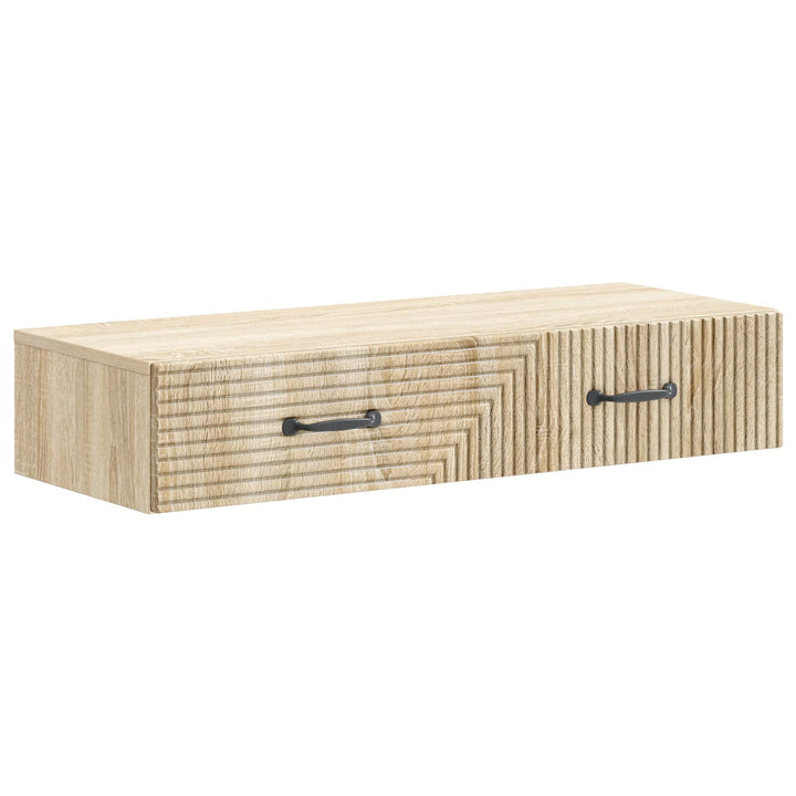 Væghængt Sideskab 87,5 x 34,5 x 17 cm Konstrueret træ Sonoma-eg