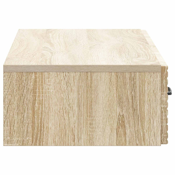 Væghængt Sideskab 87,5 x 34,5 x 17 cm Konstrueret træ Sonoma-eg