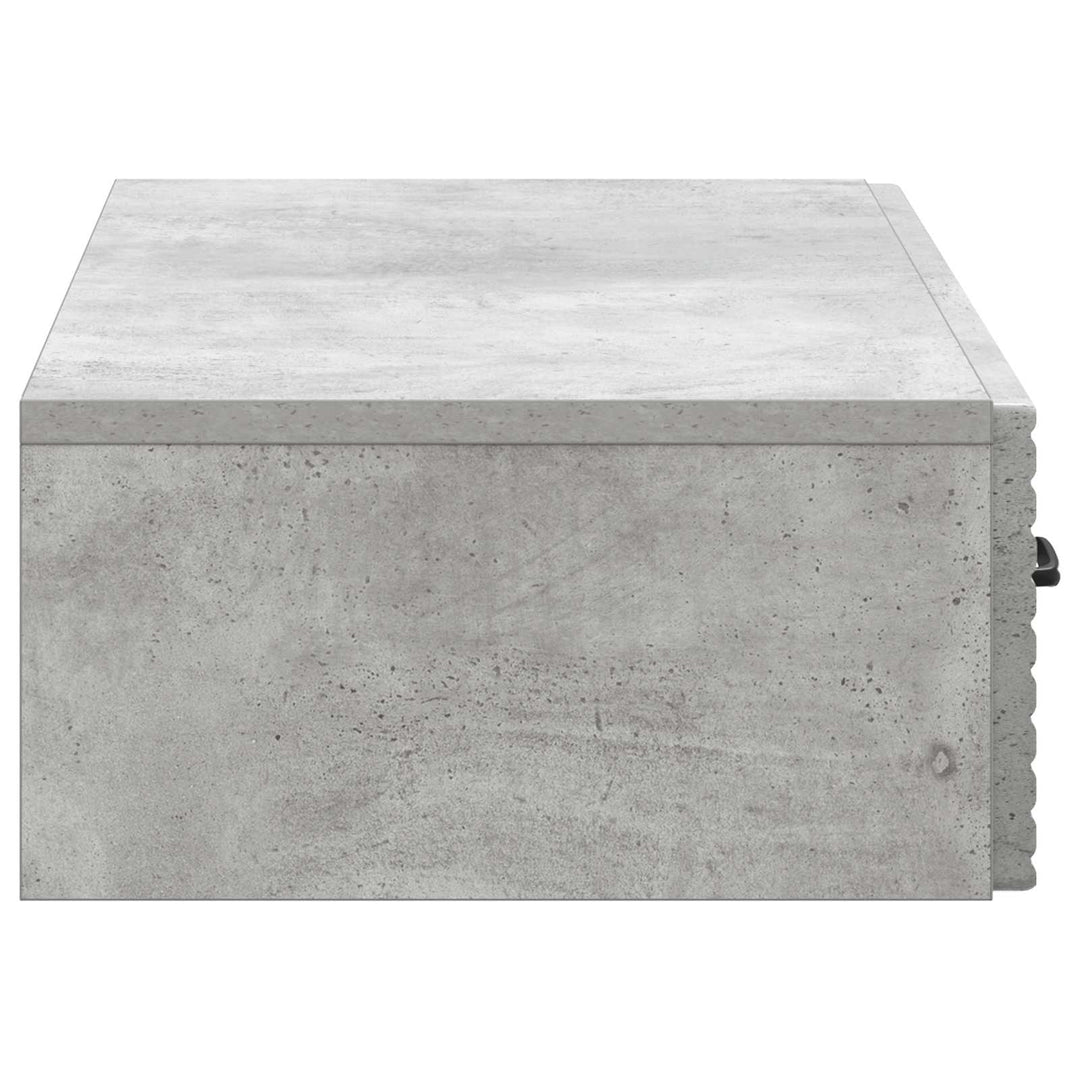 Væghængt Sideskab 87,5 x 34,5 x 17 cm Konstrueret træ Betongrå