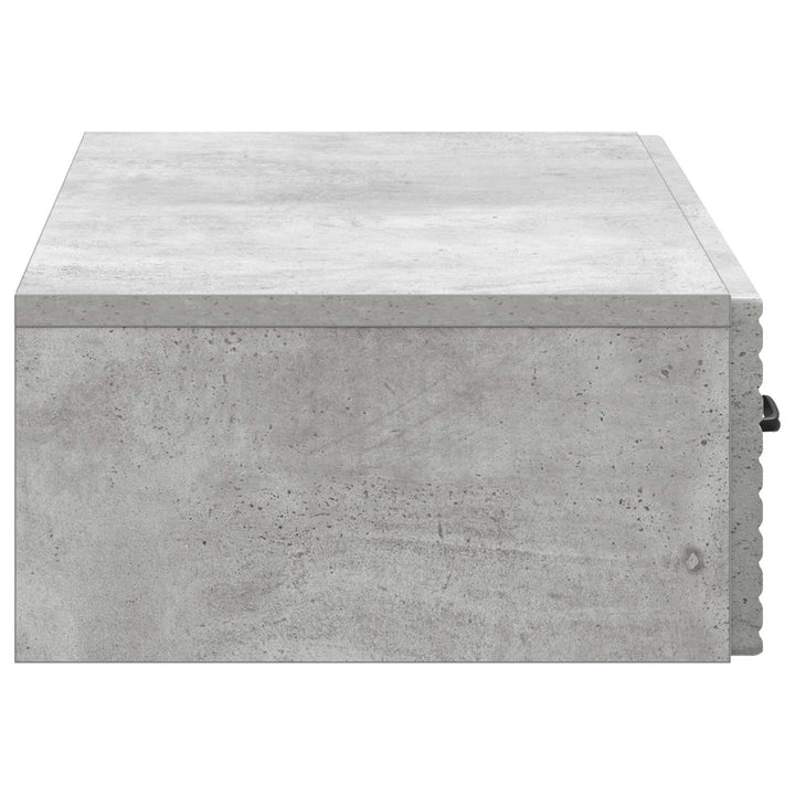 Væghængt Sideskab 87,5 x 34,5 x 17 cm Konstrueret træ Betongrå