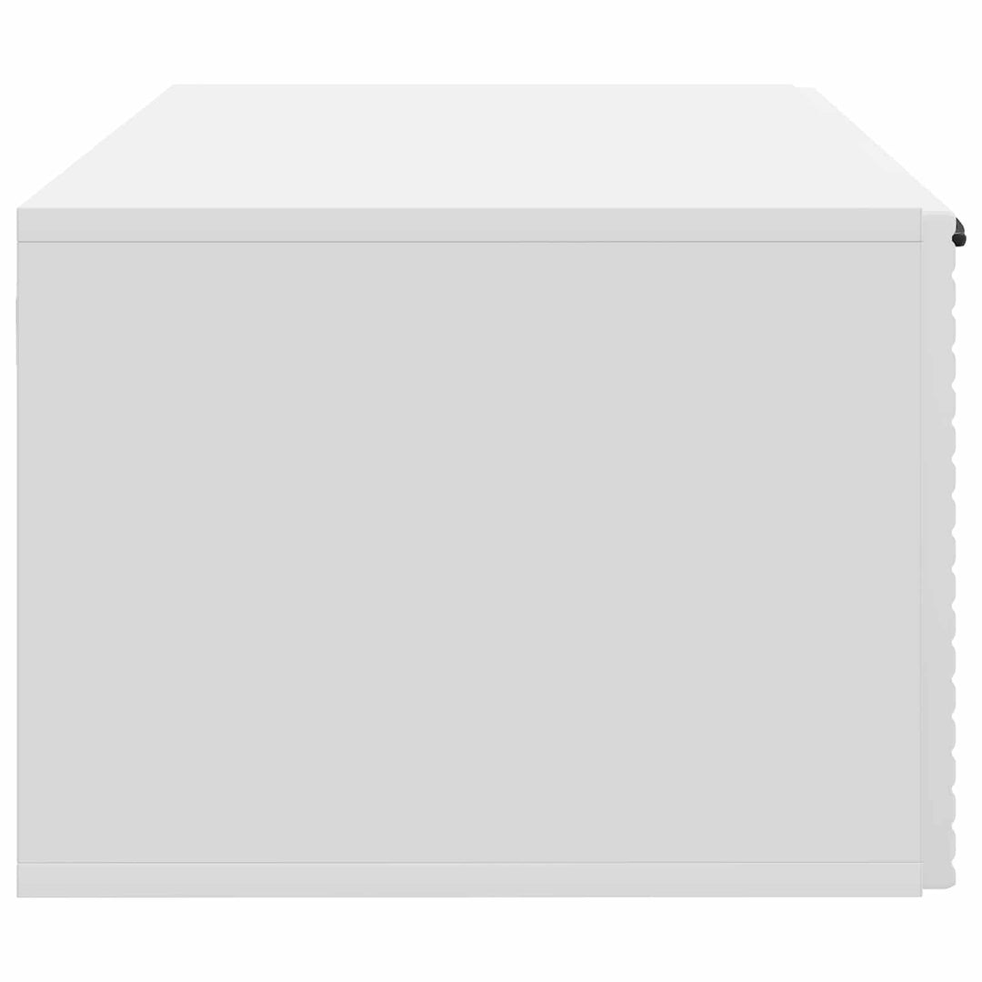 Væghængt TV-skab Hvid 59,5 x 41 x 30 cm Konstrueret træ