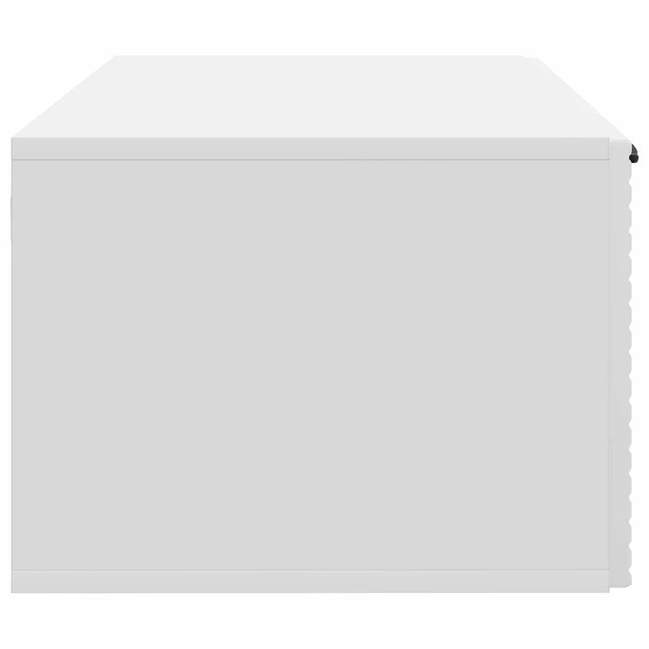 Væghængt TV-skab Hvid 59,5 x 41 x 30 cm Konstrueret træ