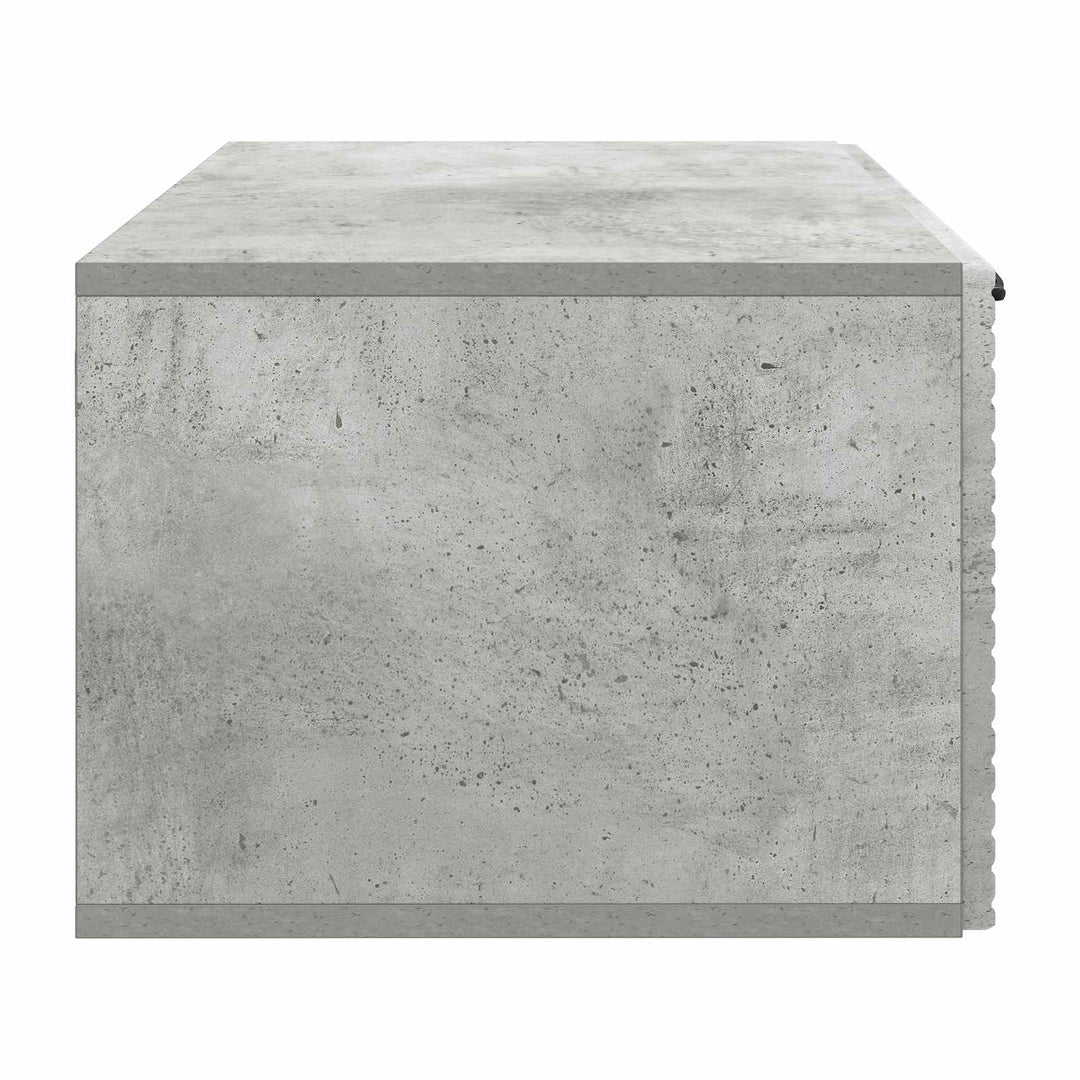 Væghængt TV-skab Betongrå 59,5 x 41 x 30 cm Konstrueret træ