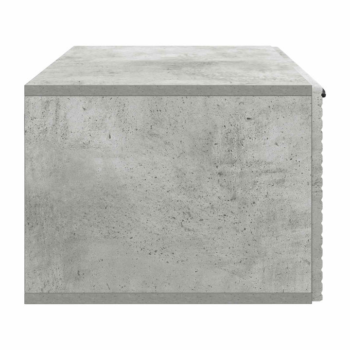 Væghængt TV-skab Betongrå 59,5 x 41 x 30 cm Konstrueret træ