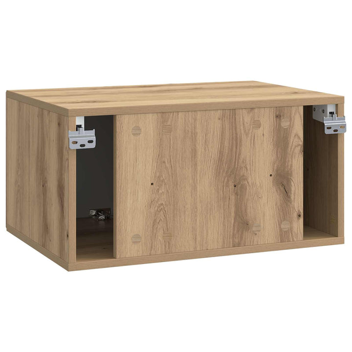 Væghængt TV-skab 59,5 x 41 x 30 cm Artisan-eg Konstrueret træ