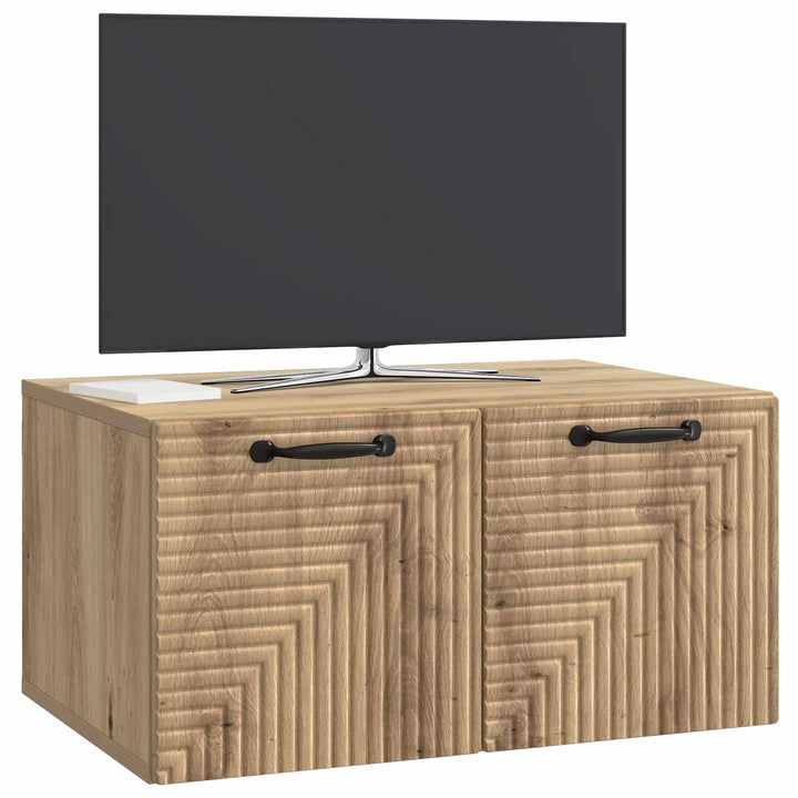 Væghængt TV-skab 59,5 x 41 x 30 cm Artisan-eg Konstrueret træ