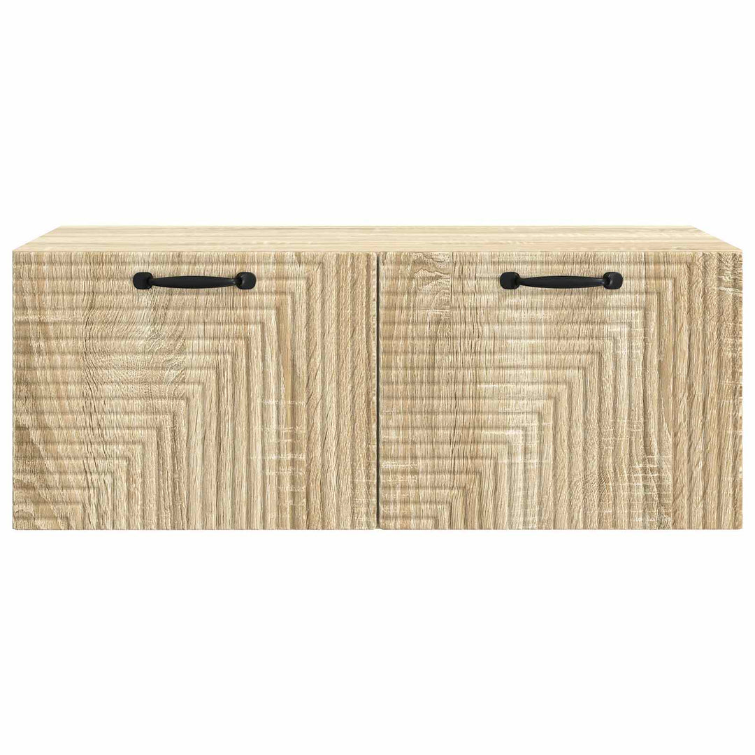 Væghængt TV-skab Sonoma-eg 78,5 x 41 x 30 cm Konstrueret træ