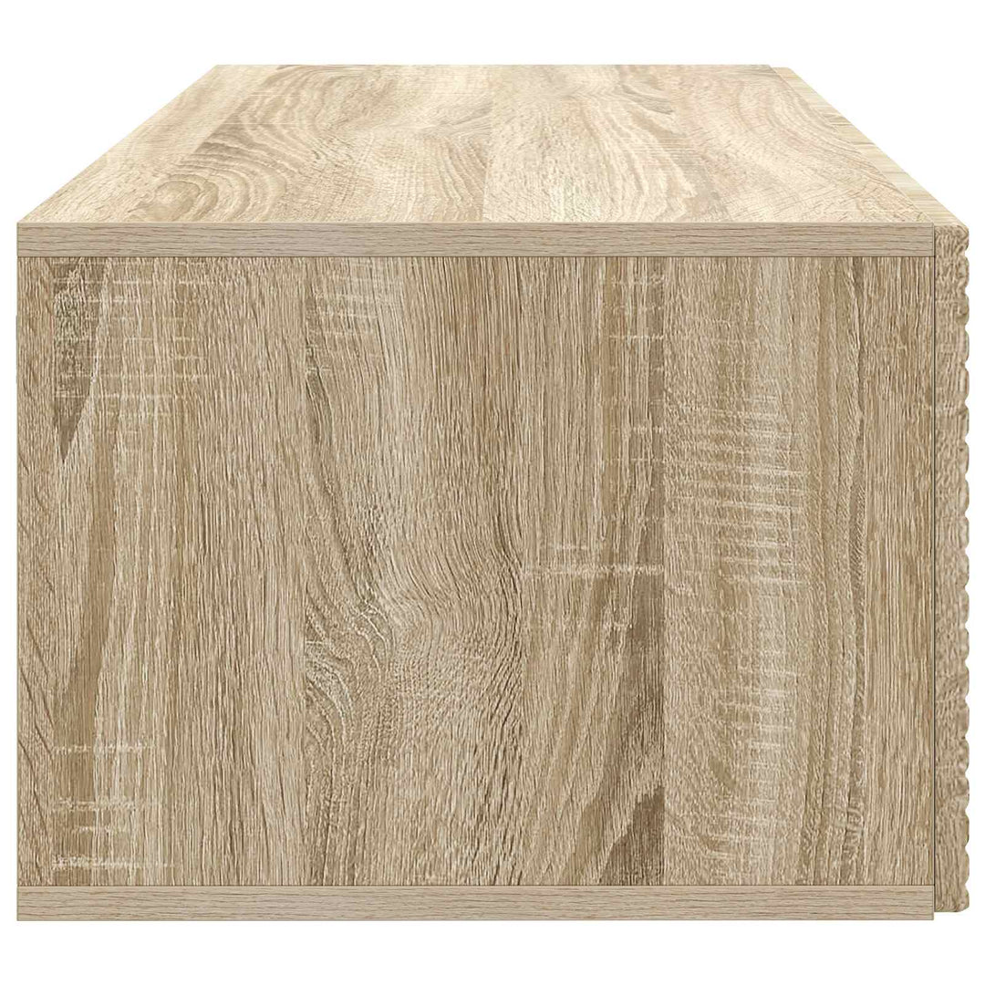 Væghængt TV-skab Sonoma-eg 78,5 x 41 x 30 cm Konstrueret træ
