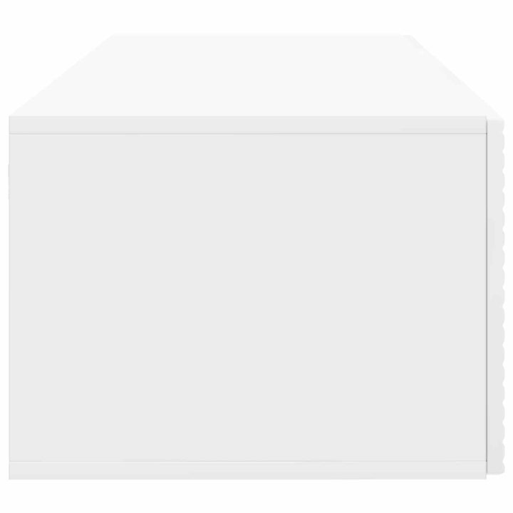 Væghængt TV-skab Vægmonteret Hvid højglans 78,5 x 41 x 30 cm