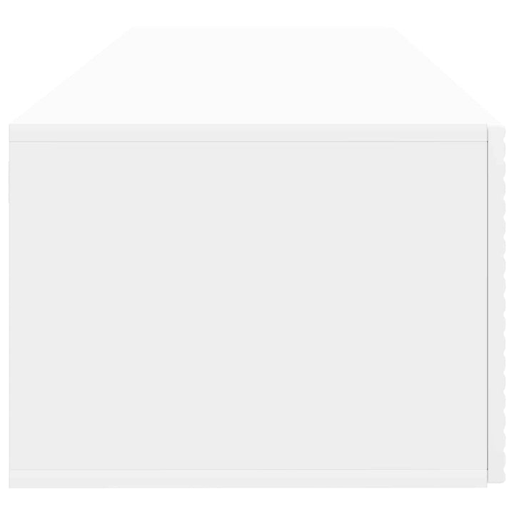 Væghængt TV-skab Hvid 98 x 41 x 30 cm Konstrueret træ