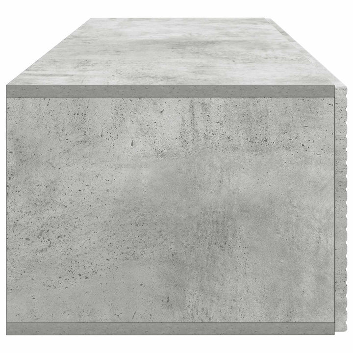 Væghængt TV-skab Betongrå 98 x 41 x 30 cm Konstrueret træ