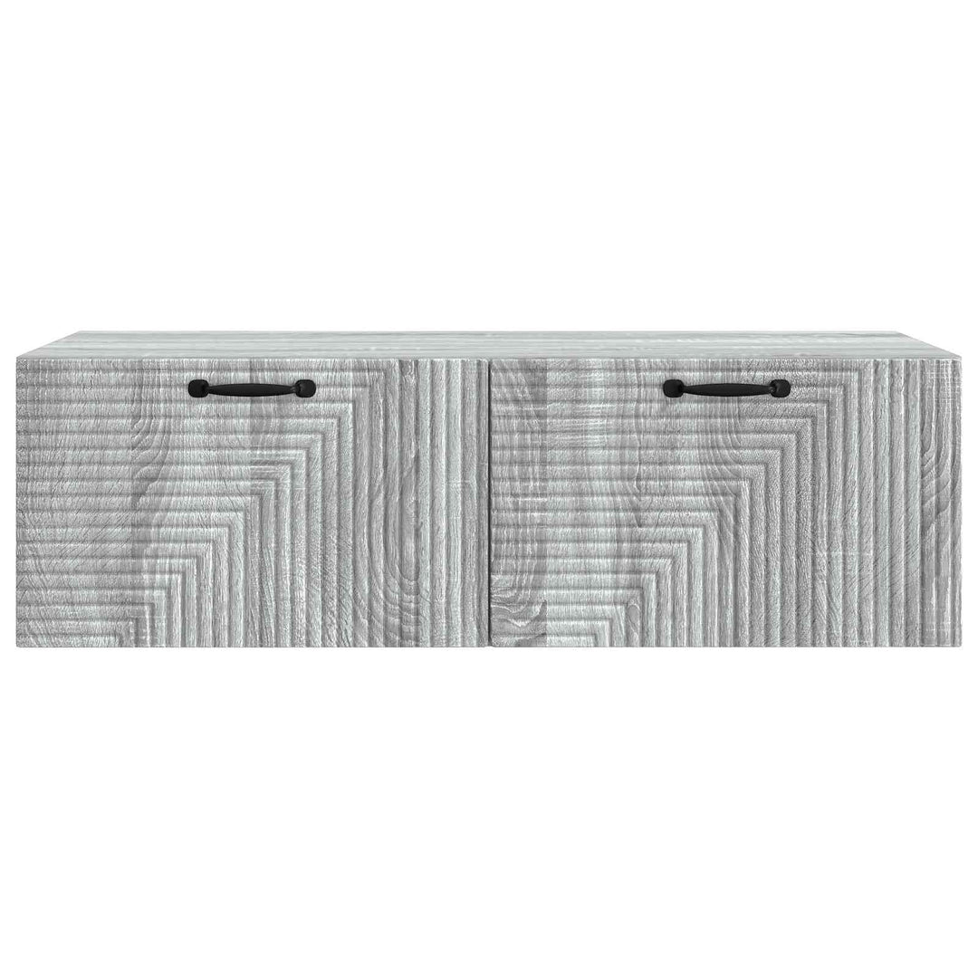 Væghængt TV-skab Grå sonoma-eg 98 x 41 x 30 cm Konstrueret træ