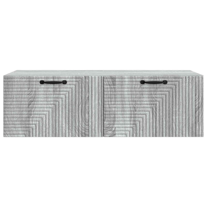 Væghængt TV-skab Grå sonoma-eg 98 x 41 x 30 cm Konstrueret træ