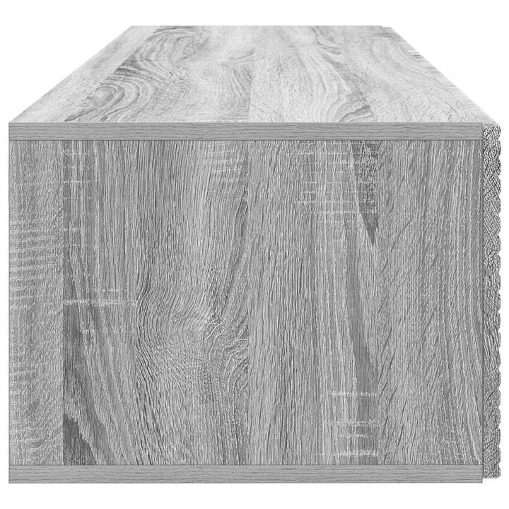 Væghængt TV-skab Grå sonoma-eg 98 x 41 x 30 cm Konstrueret træ
