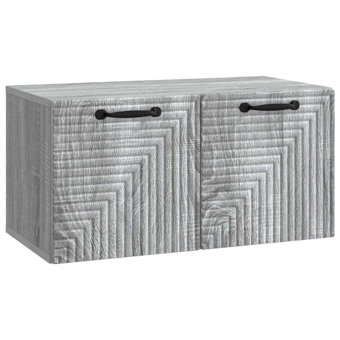 Væghængt TV-skab Vægmonteret Grå sonoma-eg 59,5 x 31 x 30 cm