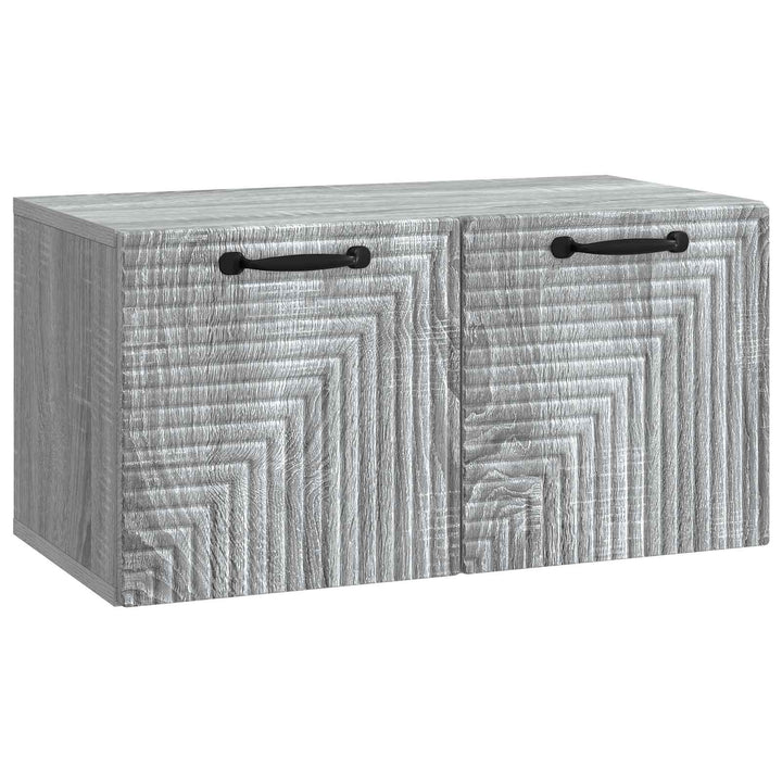Væghængt TV-skab Vægmonteret Grå sonoma-eg 59,5 x 31 x 30 cm