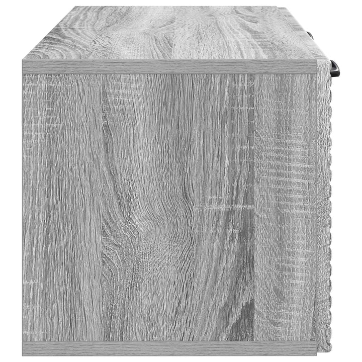 Væghængt TV-skab Vægmonteret Grå sonoma-eg 59,5 x 31 x 30 cm