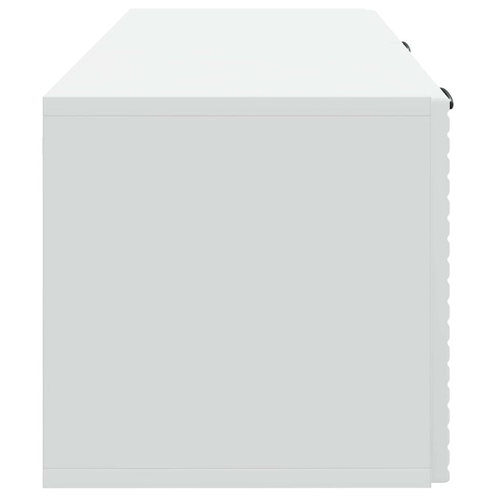 Væghængt TV-skab Hvid 78,5 x 31 x 30 cm Konstrueret træ