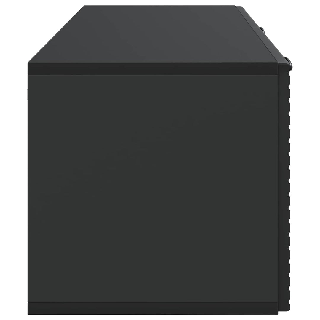 Væghængt TV-skab Sort 78,5 x 31 x 30 cm Konstrueret træ
