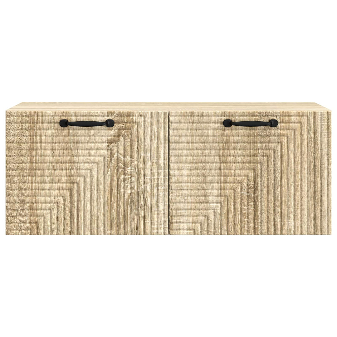 Væghængt TV-skab Sonoma-eg 78,5 x 31 x 30 cm Konstrueret træ
