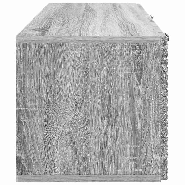 Væghængt TV-skab Vægmonteret Grå sonoma-eg 78,5 x 31 x 30 cm