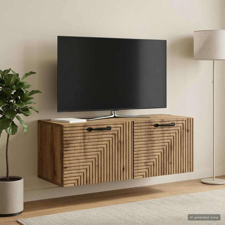 Væghængt TV-skab 78,5 x 31 x 30 cm Artisan-eg Konstrueret træ