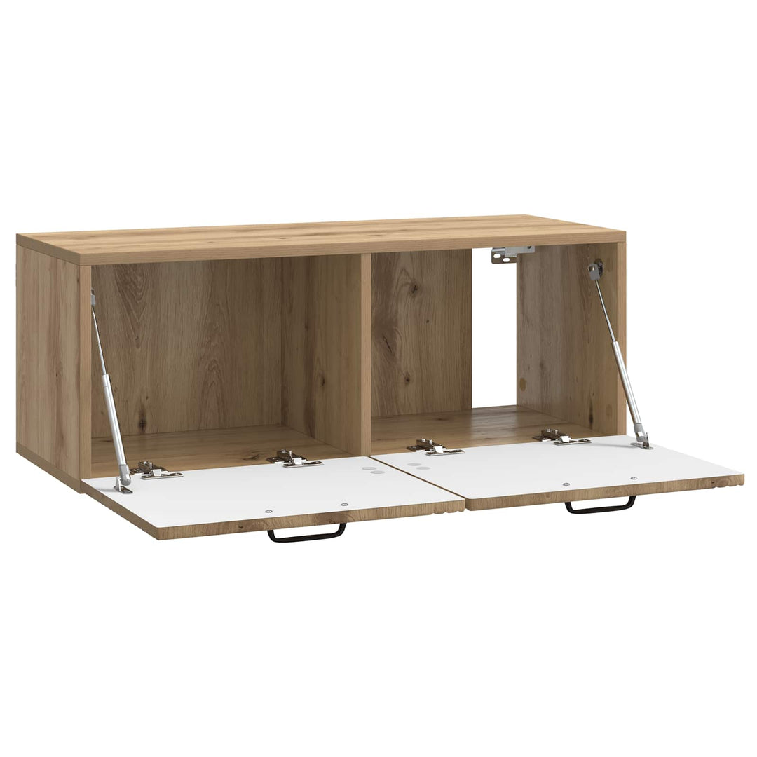 Væghængt TV-skab Artisan-eg 78,5 x 31 x 30 cm Konstrueret træ