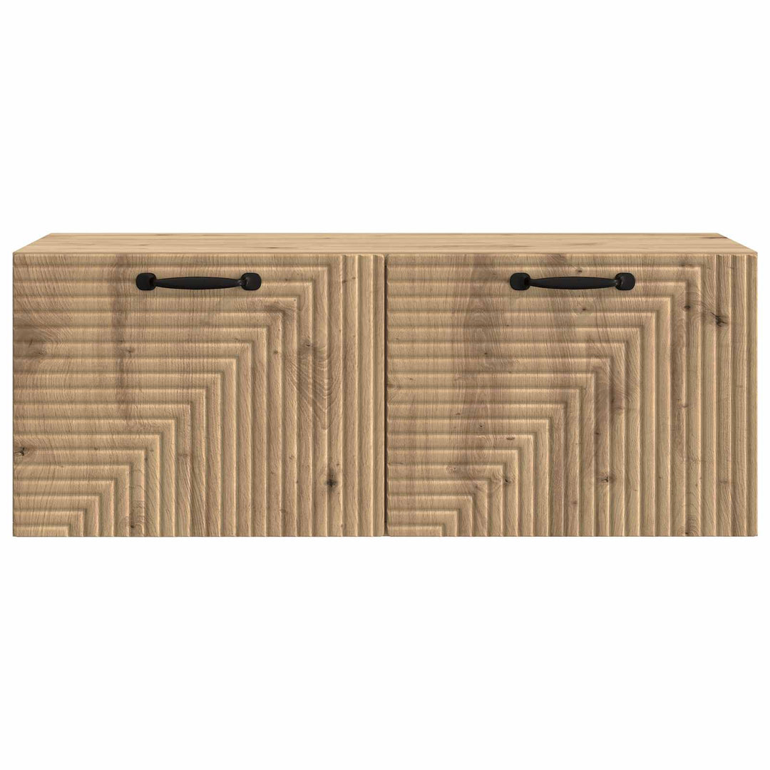 Væghængt TV-skab Artisan-eg 78,5 x 31 x 30 cm Konstrueret træ