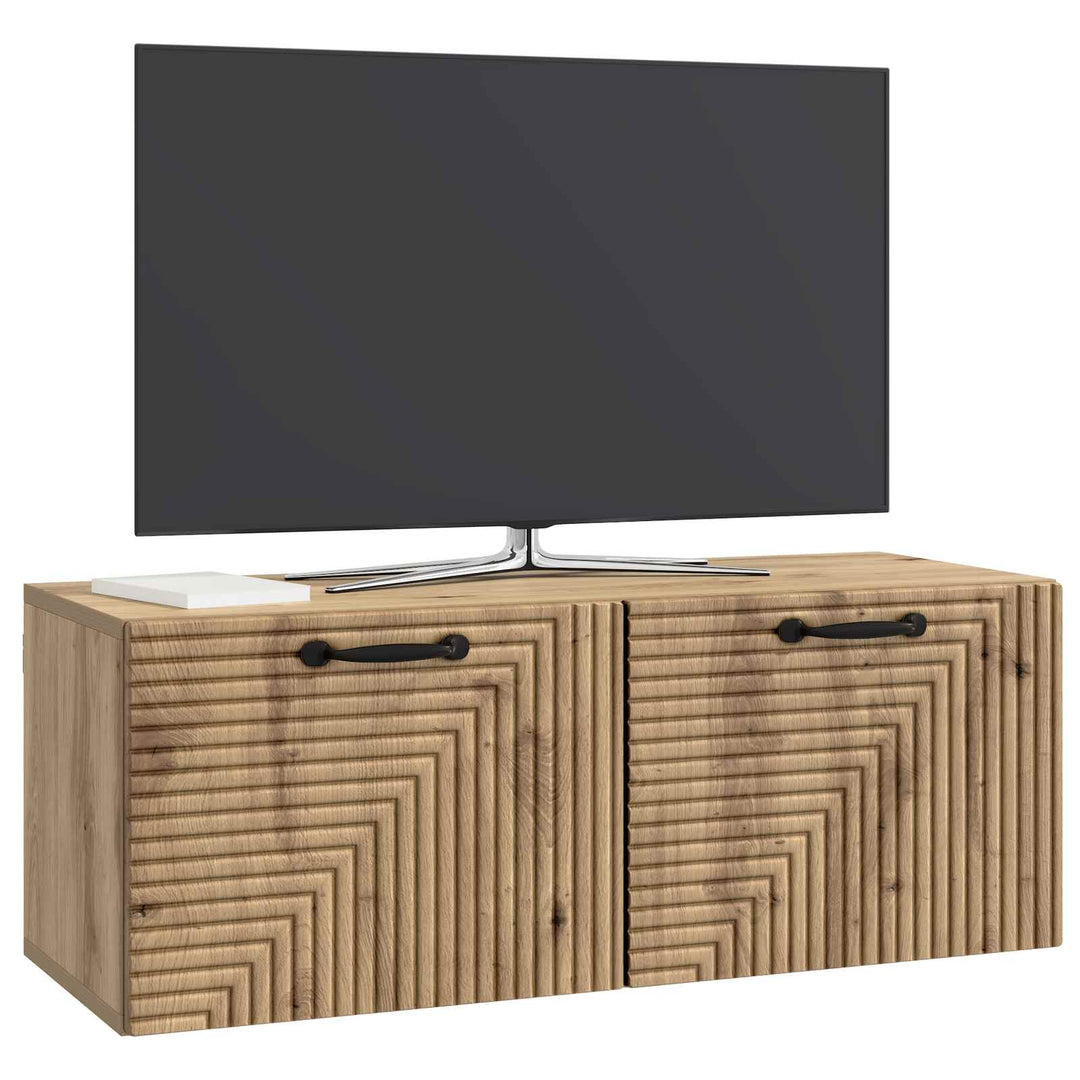 Væghængt TV-skab Artisan-eg 78,5 x 31 x 30 cm Konstrueret træ