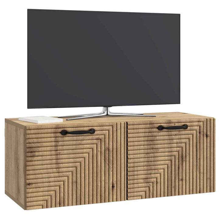 Væghængt TV-skab Artisan-eg 78,5 x 31 x 30 cm Konstrueret træ