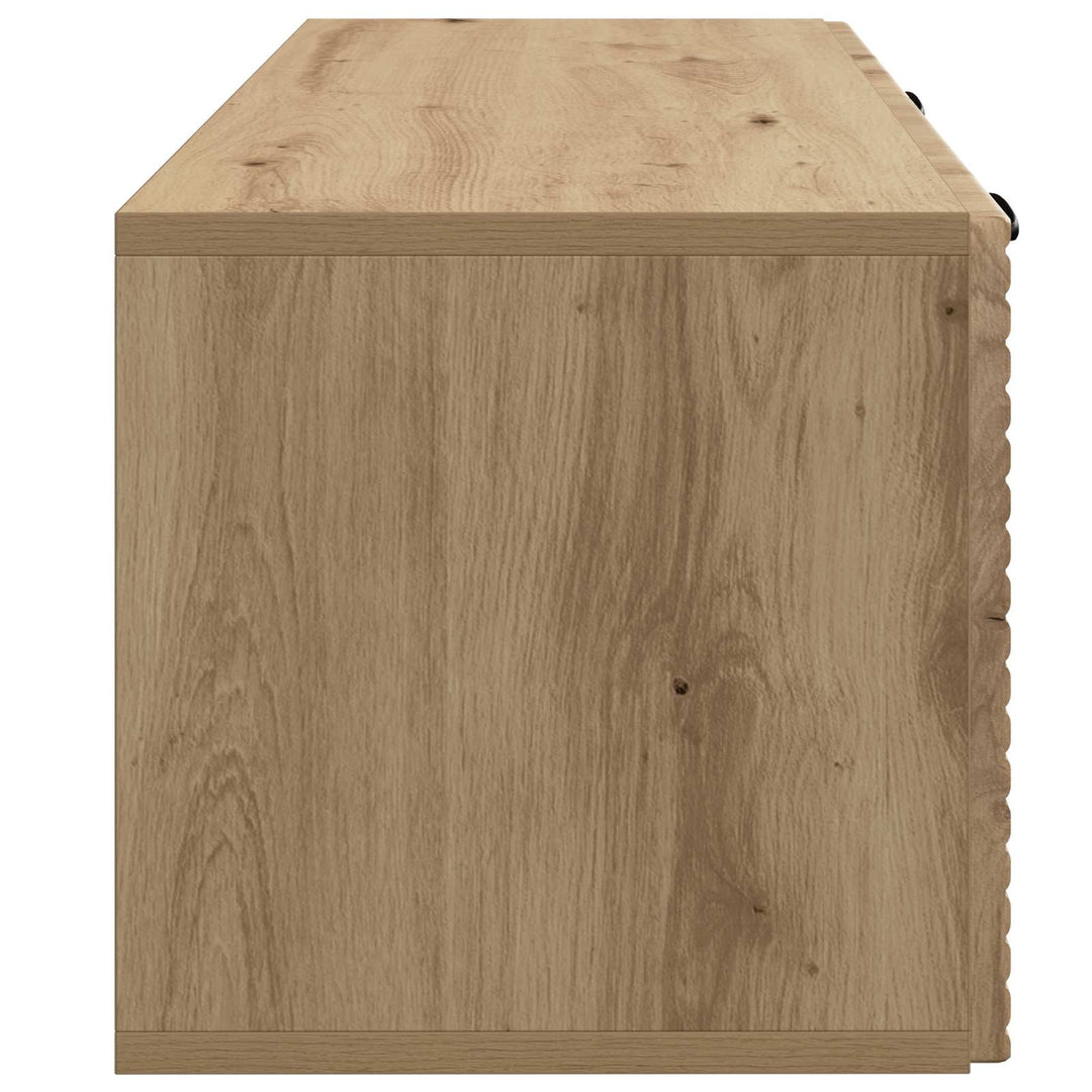Væghængt TV-skab Artisan-eg 78,5 x 31 x 30 cm Konstrueret træ