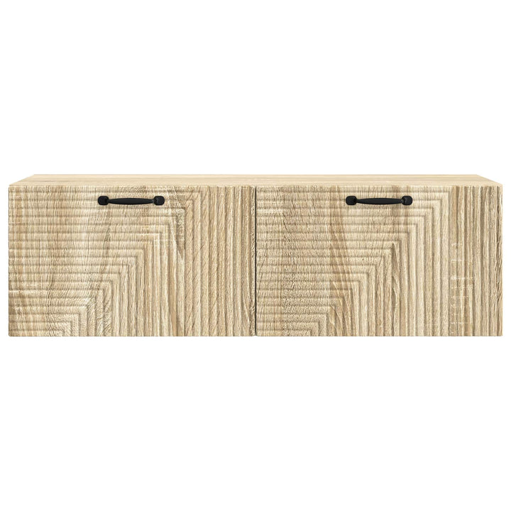 Væghængt TV-skab Sonoma-eg 98 x 31 x 30 cm Konstrueret træ